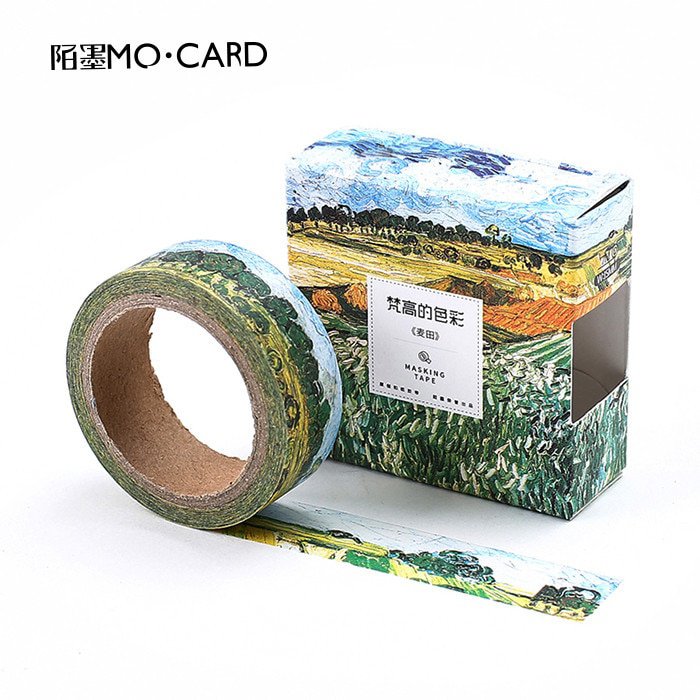 1 pcs Washi Tapes DIY Van Gogh Painting paper Masking tape Decorative Adhesive Tapes Scrapbooking St
