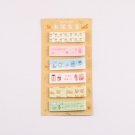 Mr Paper 120pcs/lot Take-away Tape with Release Paper Creative Fresh Memo Pads Sweet Fruits Strawber