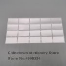 100pcs 23mmx42mm Gold Silvery scratch off Sticker labels DIY adhesive Scratch off DIY Password - Sil