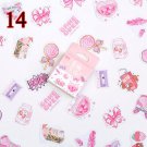 50Pcs/Box Kawaii Unicorn Sticker Cute Stationery Stickers List Diary Stickers For Kids DIY Diary Scr