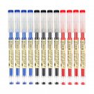 12 Pcs/Set 0.35mm Gel Pen Black Blue Ink Pens School Office Student Exam Writing Dedicated Stationer