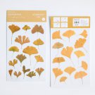 Mr.Paper 16 Designs Natural Story Transfer Printing Stickers Transparent PVC Material Flowers Leaves