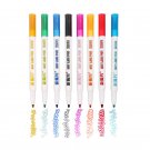 8pcs/set Double Lines Contour Color Art Pens Markers Pen Out Line Pen Highlighter Scrapbooking Bulle