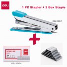 DELI Mini Stapler NO.10 Metal durable fashion color stapler 0224F shool stationery office supply sta