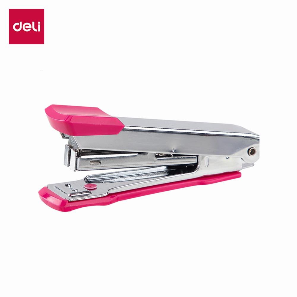 DELI Mini Stapler NO.10 Metal durable fashion color stapler 0224F shool ...