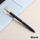 GENKKY Kawaii Ballpoint Pen Big Gem Metal Ball Pen With Large Diamond Blue And Black Magical Pens Fa