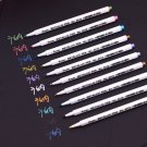 10 Pcs/Box Drawing Painting Marker Pens Metallic Color Pens for Black Paper Art Supplies Marker Pens