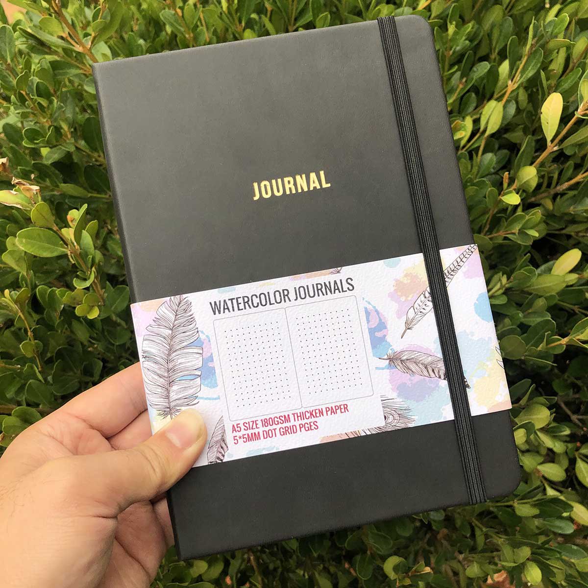 BUKE Dot Grid Notebook Dotted Watercolor Journal Sketchbook Thicken