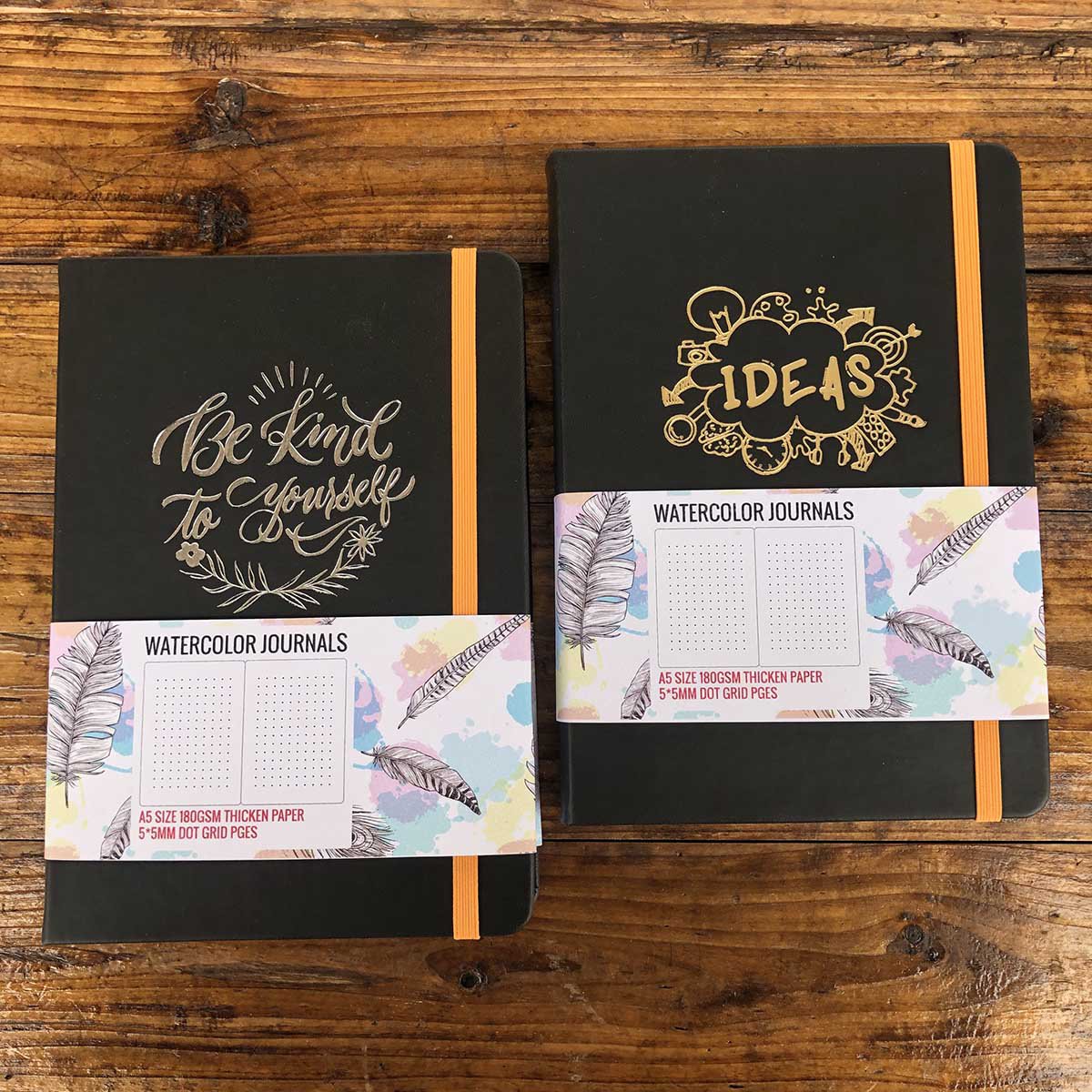 BUKE Dot Grid Notebook Dotted Watercolor Journal Sketchbook Thicken