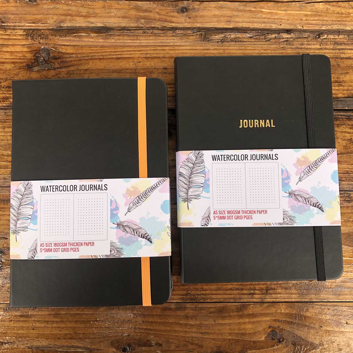 BUKE Dot Grid Notebook Dotted Watercolor Journal Sketchbook Thicken