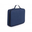 Document Ticket Storage Bag Waterproof Large Capacity for Home Office Travel 35 x 6 x 27cm - Blue