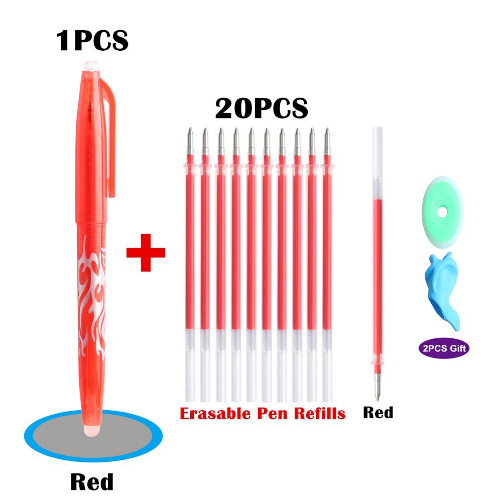 1+10/Set Erasable Pen Set Gelink 0.5MM Magic Gel Pen Set Stationery