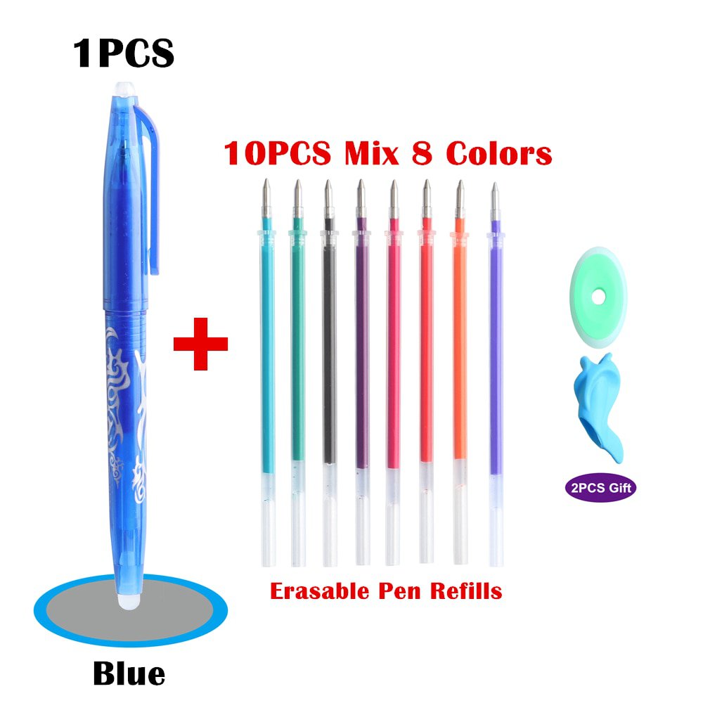 1+10/Set Erasable Pen Set Gelink 0.5MM Magic Gel Pen Set Stationery