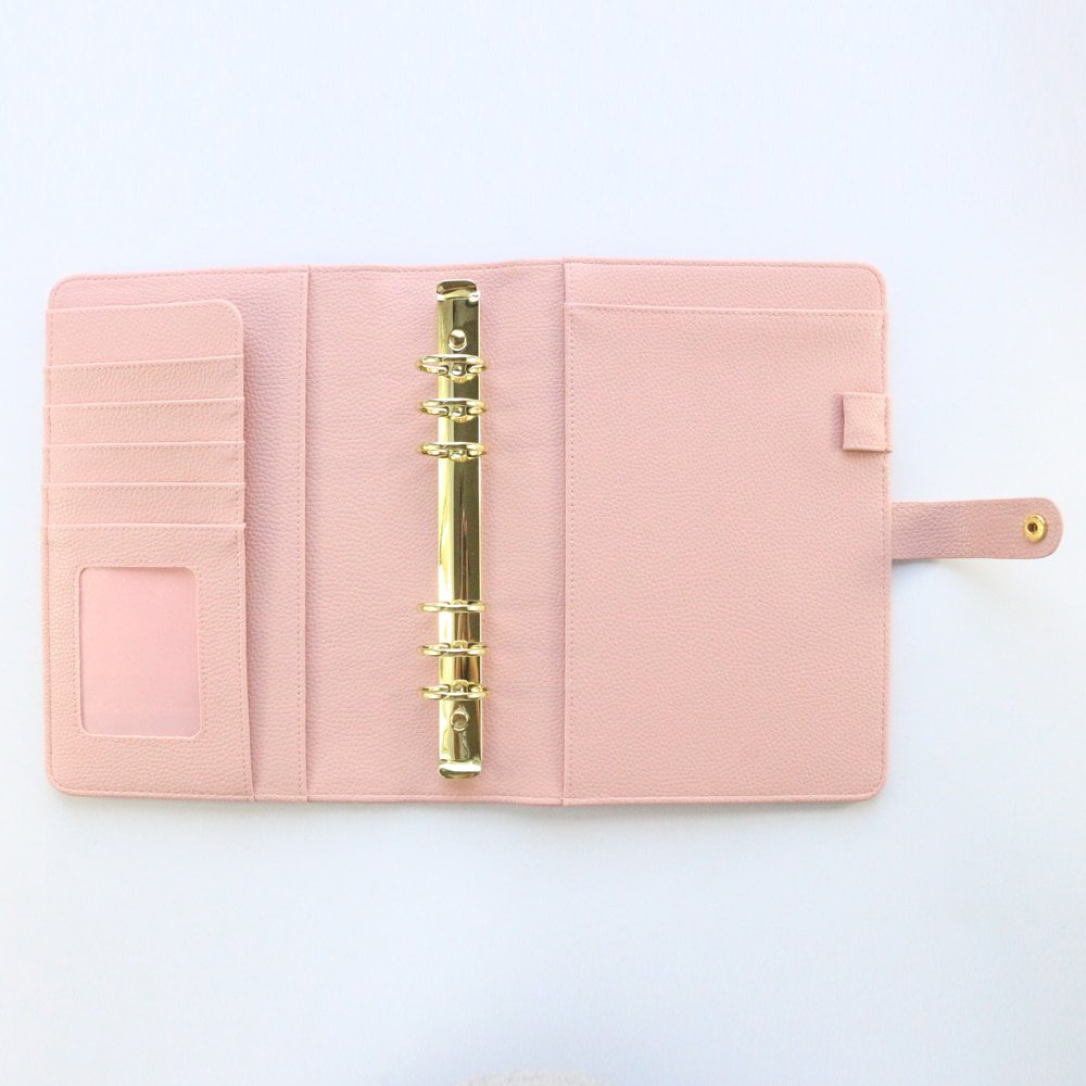 Domikee original leather hardcover binder spiral notebooks and journal