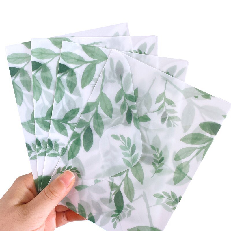 8pcs lot Creative Four Seasons Sulfuric Acid Paper Envelope Into Random 