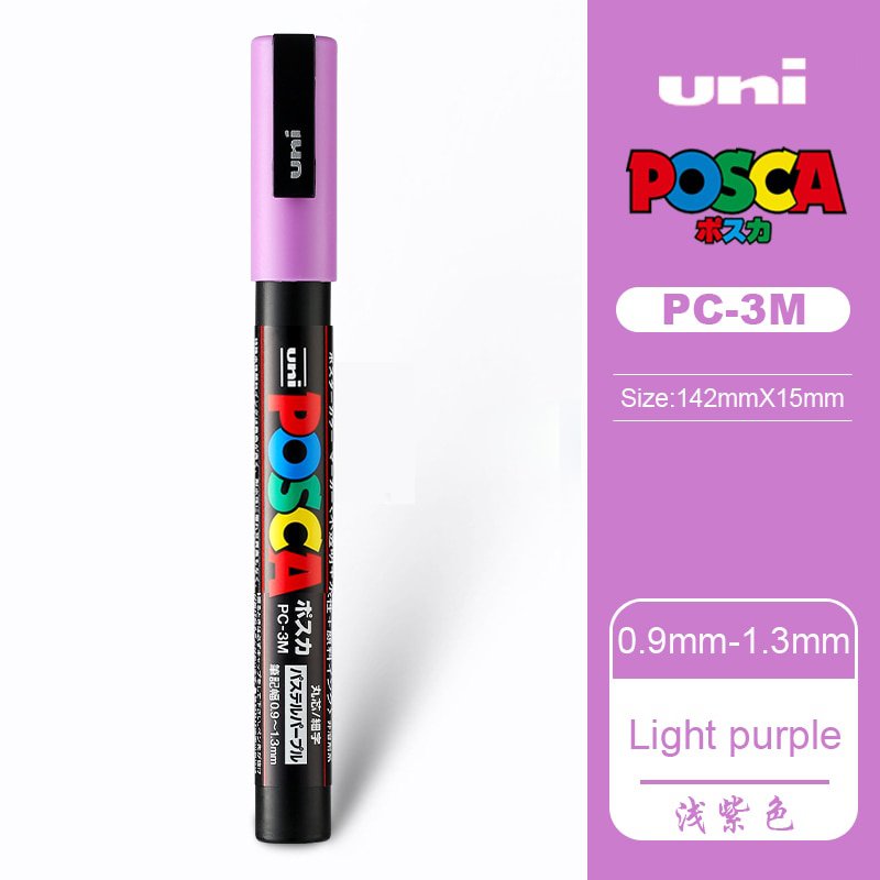 1pcs UNI Marker Marker PC-3M (POSCA) POP Poster Advertisement Water Resistant Office Student Paintin