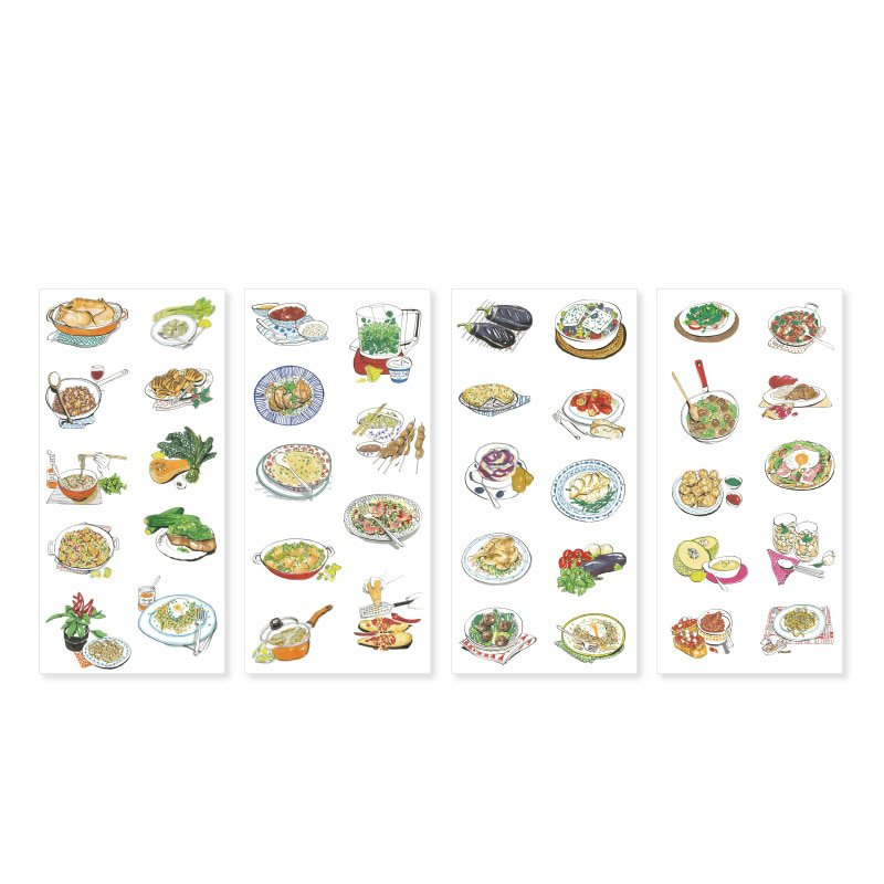 Mr.paper 24 Designs 4pcs/lot Based Sketchbook Deco Washi Stickers Scrapbooking Bullet Journal Popul