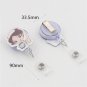 1pc Cute Cartoon Retractable Badge Reel Students Nurse Exhibition Pull Key ID Name Card Badge Holder