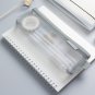 New Simple Transparent Mesh Pencil Case Office Student Pencil Cases Nylon Kalem Kutusu School Suppli