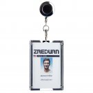 zayex Badge Holder Wallet Durable ID Card Holder with Lanyard Metal Clip for Offices ID, School ID, 
