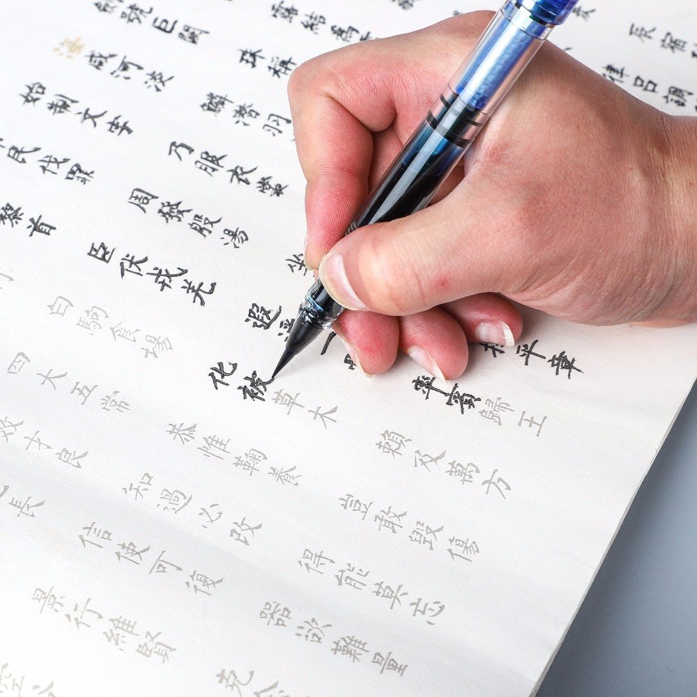 8Colors Refill Fountains Brush Pen Chinaese Calligraphy Pen for Writing