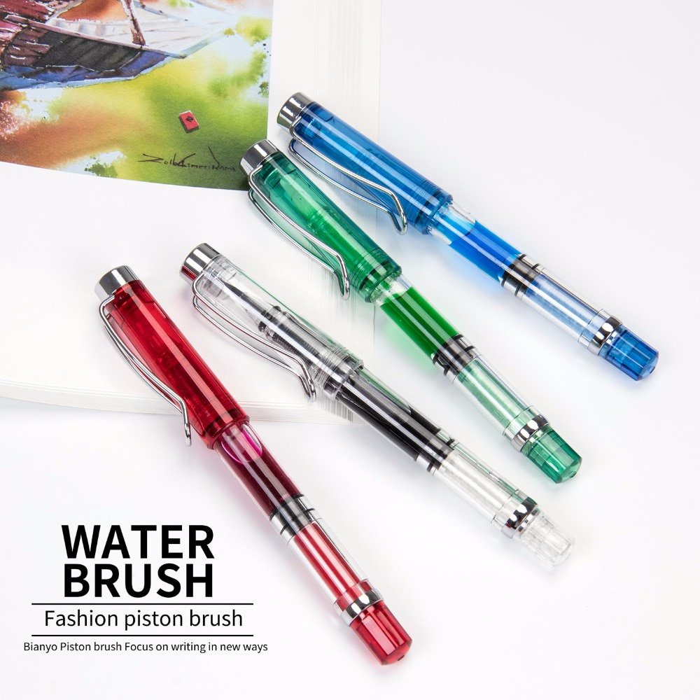 8Colors Refill Fountains Brush Pen Chinaese Calligraphy Pen for Writing