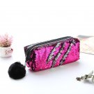 11Color Option Reversible Sequin Pencil Case for Girls School Supplies Super Big Stationery Gift Mag