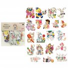 40 pcs/1lot kawaii Stationery Stickers Vintage Alice dream Diary Planner junk journal Decorative Scr