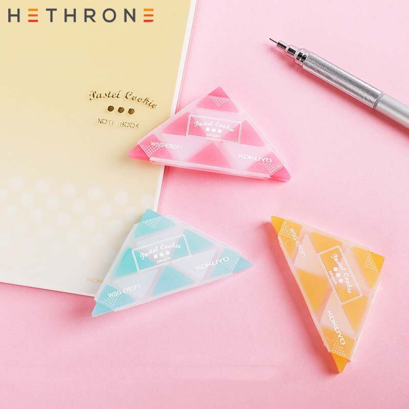 Hethrone 1PC Triangle Rubber Erasers Durable Flexible Pencil Eraser