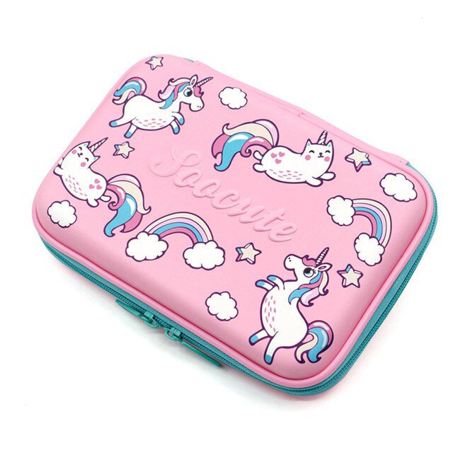 unicorn pencil case Kawaii kalem kutusu EVA trousse scolaire stylo ...