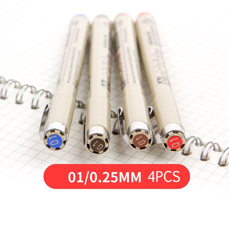 Marker Set Pigma Color Micron Pen Brush Pen Drawing Painting Brush Pen 005 01 02 03 04 05 08 1.0 2.0