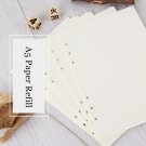 A5 Loose Leaf Notebook Paper Refill Spiral Binder Inner Page 6 Holes 45 sheets Weekly Monthly Planne