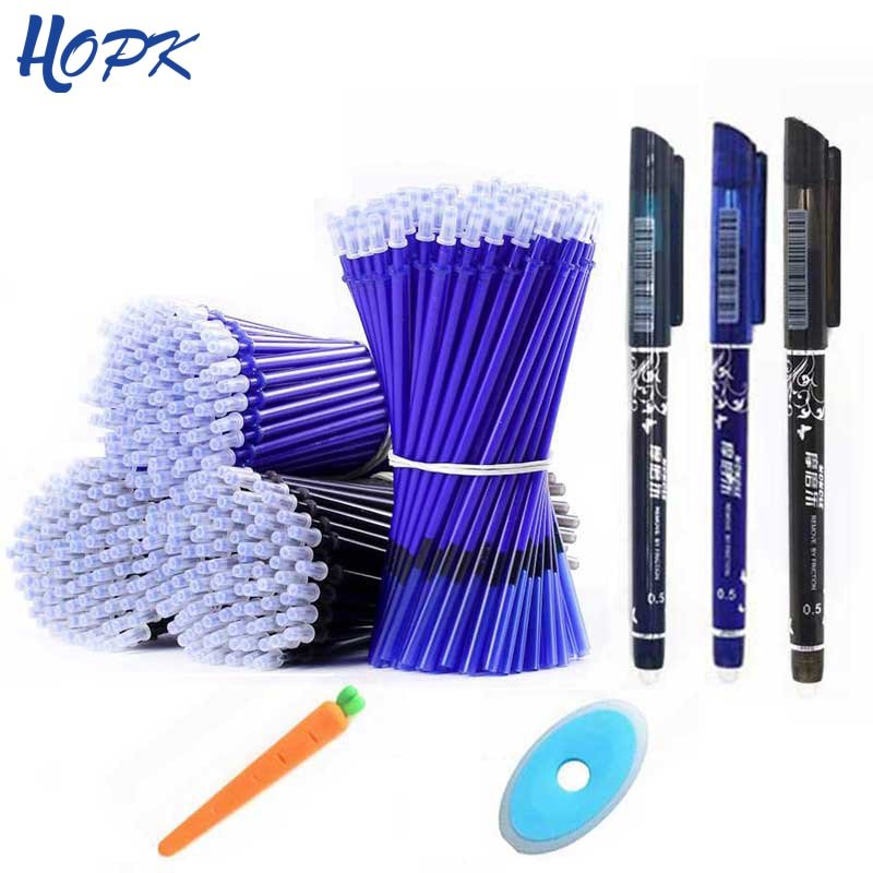 12/20Pcs Erasable pen set Erasable refill Washable handle Erasable Gel