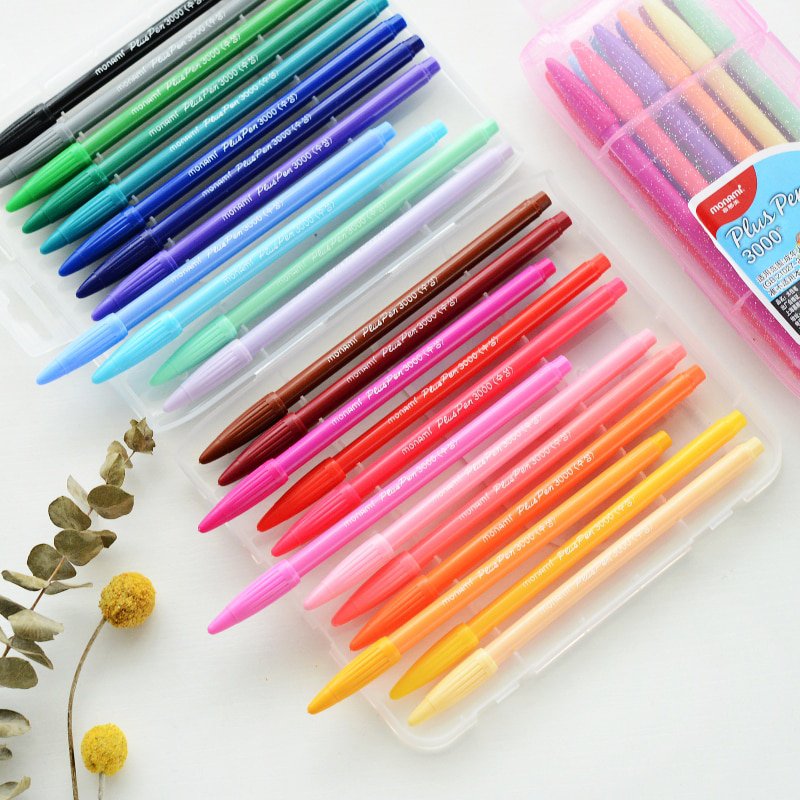 MONAMI 0.3 Mm 36 Colors Fineliner Pens Superfine Marker Pen Waterproof ...