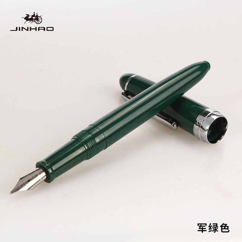 1piece JINHAO 992 Silver Clip Fountain Pen 12 Colors for Choose 0.5mm