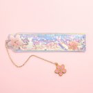 1 pc Creative Cute Ruler Sequin Quicksand 20cm Kawaii Student Rulers Stationery School Office Learni