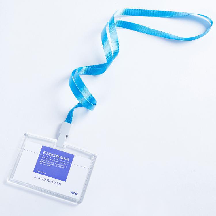 Transparent Acrylic Crystal Staff Identification Card Name Badge Id 