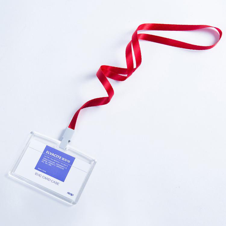 Transparent Acrylic Crystal Staff Identification Card name badge ID ...