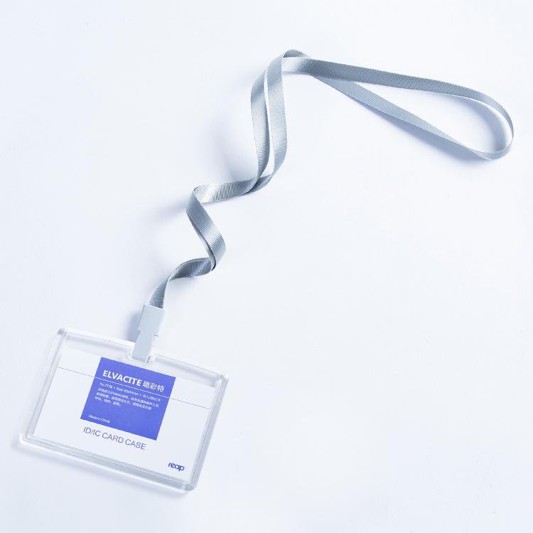 Transparent Acrylic Crystal Staff Identification Card name badge ID ...