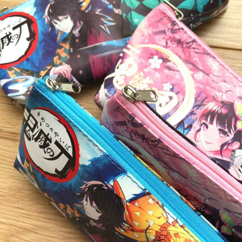 Anime Demon Slayer Kimetsu No Yaiba Kamado Tanjirou Pencil Case Cute