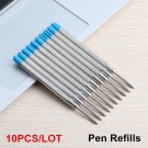 1/10/PCS Rotating metal ballpoint pen stainless steel ball pens steel bar oil pen commercial station