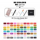 TOUCHCOOL Art Marker 262 Color Alcohol Based Marker Pen Watercolor Brush Pen Sketch Marker Dual Tip 
