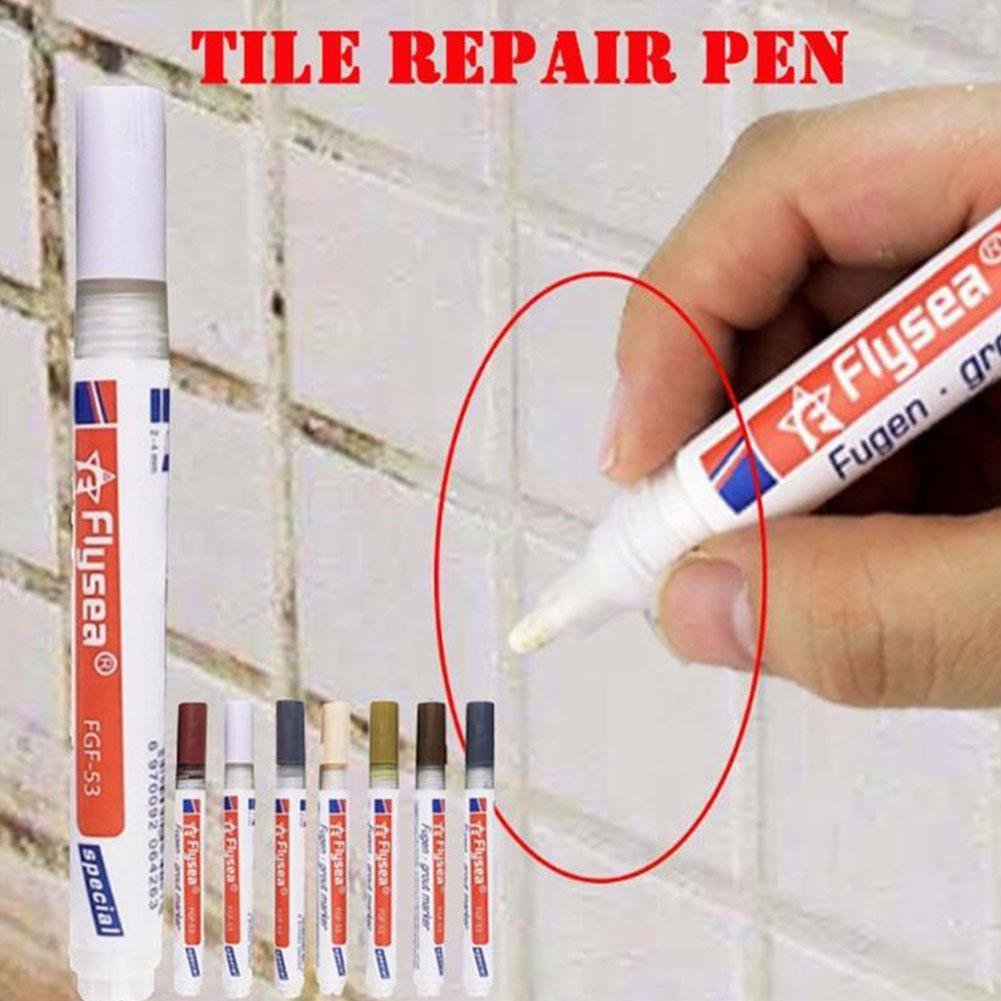 Tile Gap Repair Color Pen White Tile Refill Grout Pen Waterproof