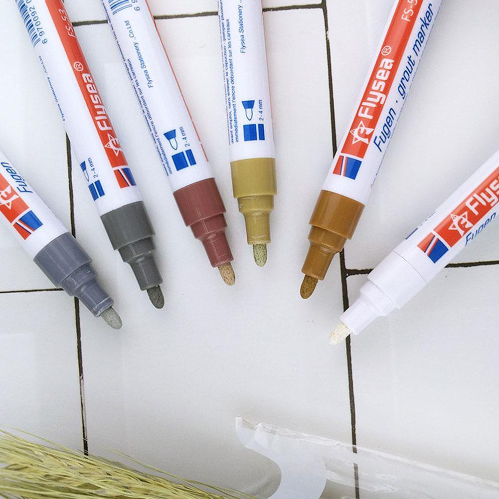 Tile Gap Repair Color Pen White Tile Refill Grout Pen Waterproof