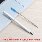 2/11/20/PCS  New Arrival Core Metal Ballpoint Pens Rotating Metal Old Oil Pens 0.7mm Blue Black Ink 