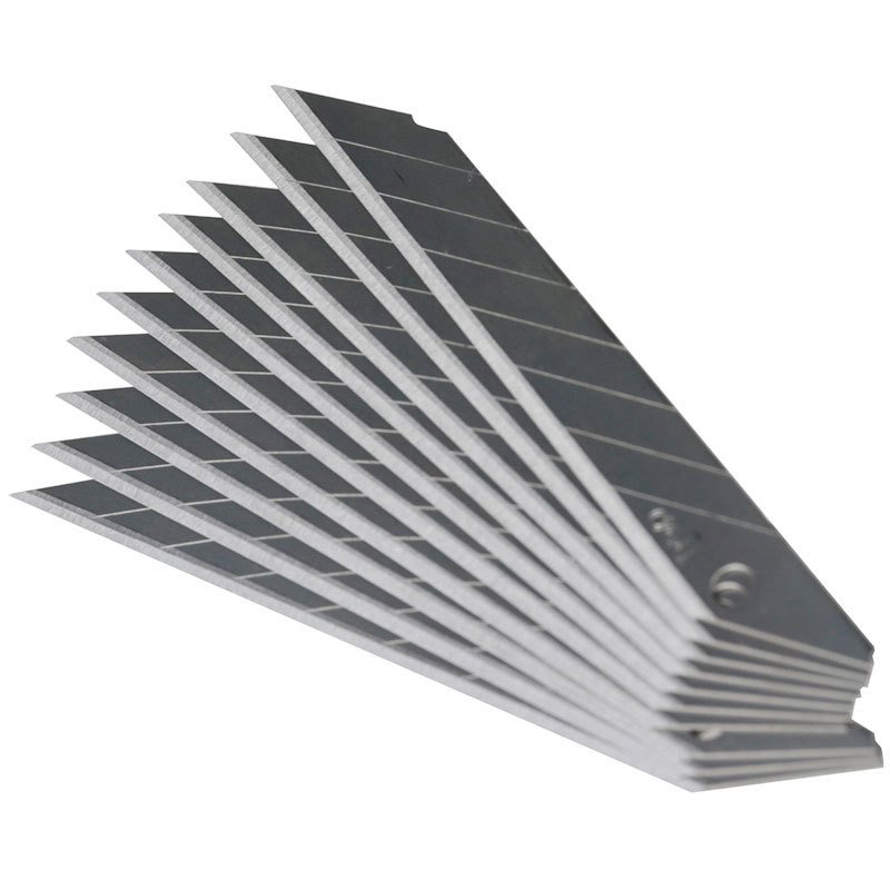 Deli 10 pieces of small size paper cutter blade 30 degree alloy steel