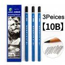 Maries Black Sketch Pencil Professional Drawing Pencil HB 2H B 2B 3B 4B 5B 6B 7B 8B 10B 12B 14B Art 