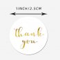 3 styles 500pcs gold foil thank you sticker scrapbooking for envelope seal labels stickers pink whit