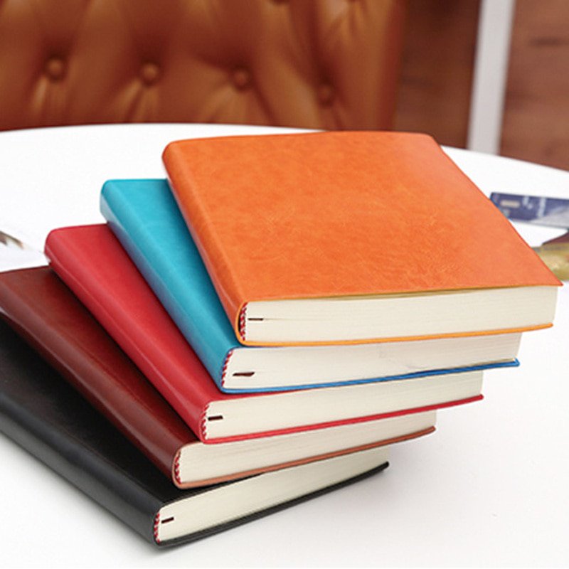 A5 A6 B5 three sizes 4 styles 5 colors large business diary leather ...