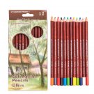 12Pcs Wood Pastel Pencil Set Basis Skin Pastel Color Pencil for Artist Drawing School Office Lapices
